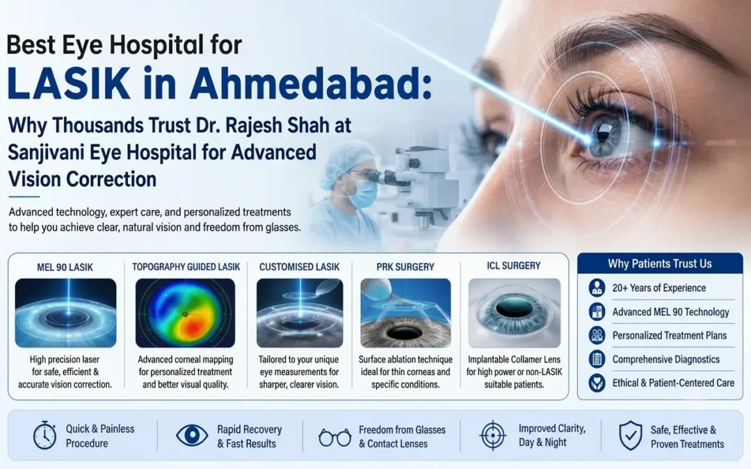 Best Eye Hospital for LASIK in Ahmedabad: Why Thousands Trust Dr. Rajesh Shah at Sanjivani Eye Hospital for Advanced Vision Correction