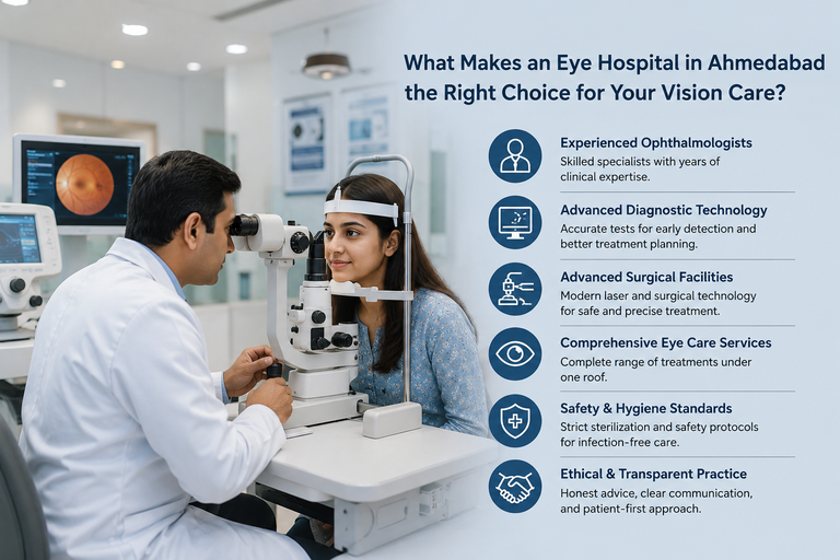What Makes an Eye Hospital in Ahmedabad the Right Choice for Your Vision Care?