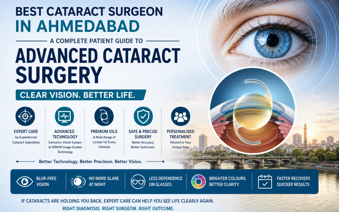 Best Cataract Surgeon in Ahmedabad – A Complete Patient Guide to Advanced Cataract Surgery at Sanjivani Eye Hospital